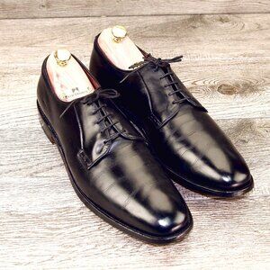 Allen Edmonds BRISTOL Plain Toe Blucher 12 A Narrow Black * add $15 new Trees